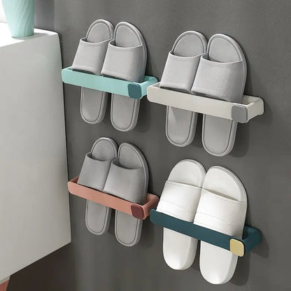 3-in-1 Wall-Mounted Shoe & Towel Rack – Foldable & Space-Saving!