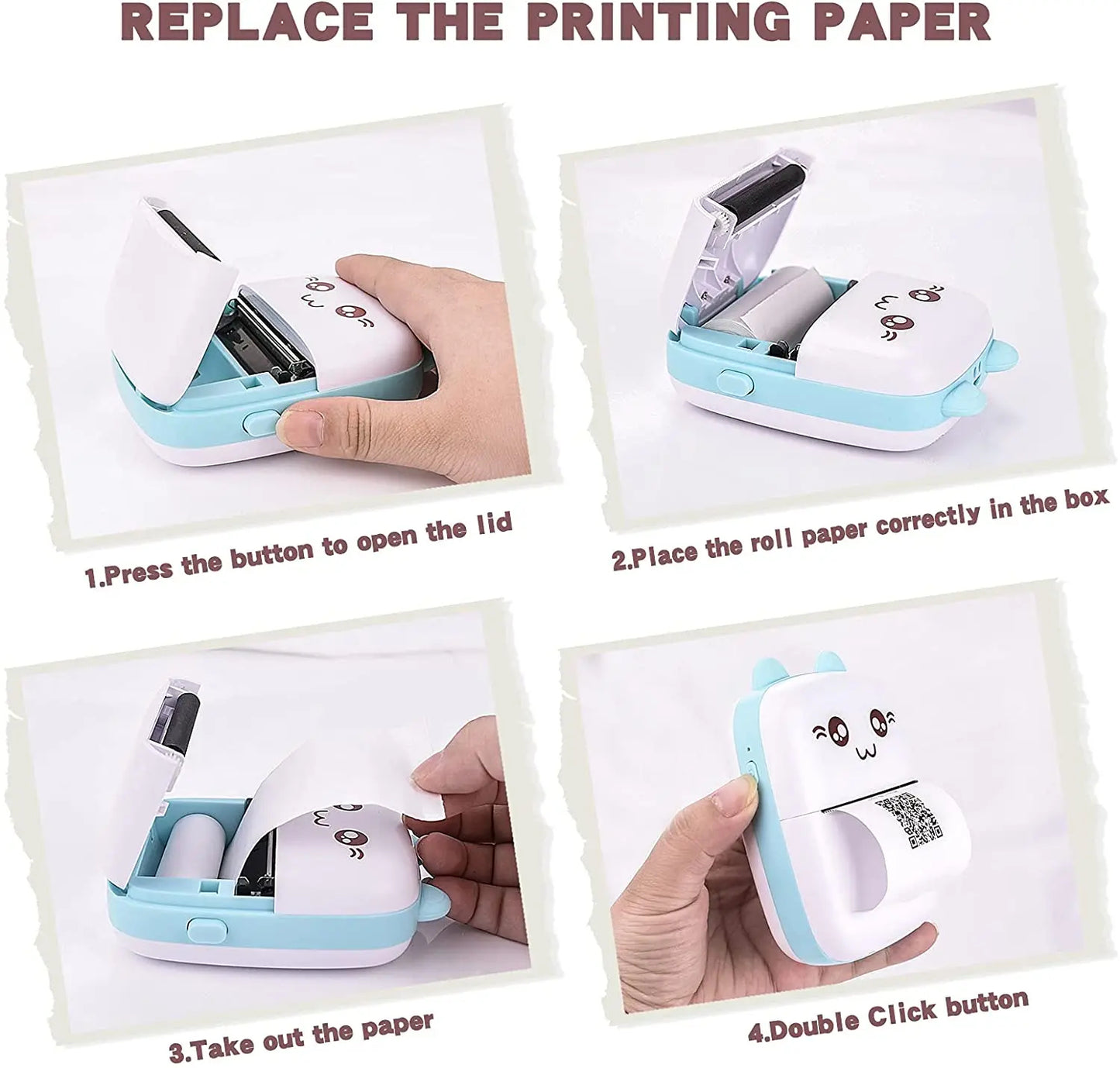 Mini Portable Pocket Thermal Printer.