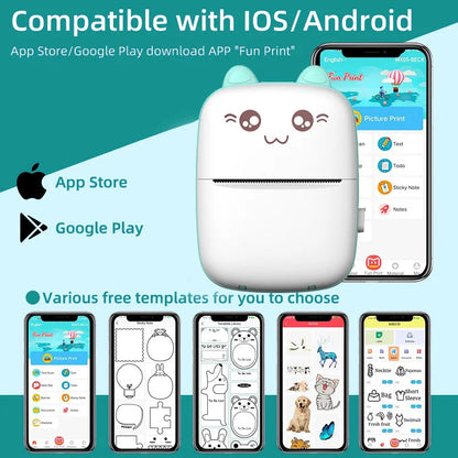 Mini Portable Pocket Thermal Printer.